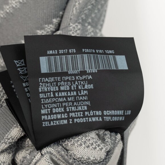 Prada Resort 2018 Runway Grey Embossed Techno Mock-Neck Long-Sleeve - Picture 14 of 14